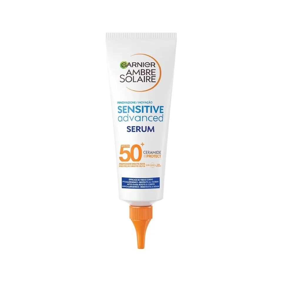 garnier-ambre-solaire-siero-corpo-protettivo-sensitive-advanced-spf-50-per-pelli image 1