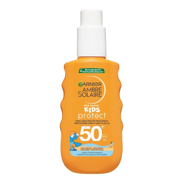 garnier-ambre-solaire-kids-protect-spray-solare-bambini-spf-50-150-ml-per-pelli- image 1