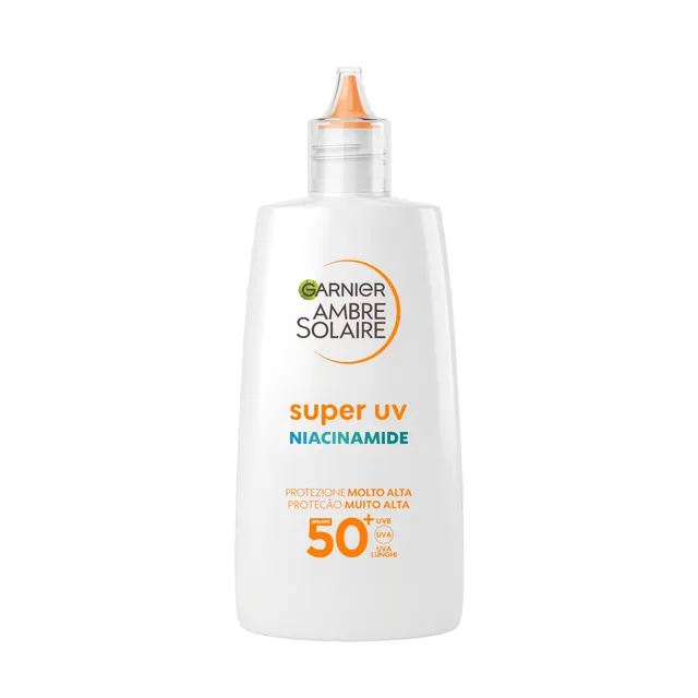 garnier-ambre-solaire-super-uv-fluido-viso-anti-imperfezioni-spf-50-con-niacinam image 1