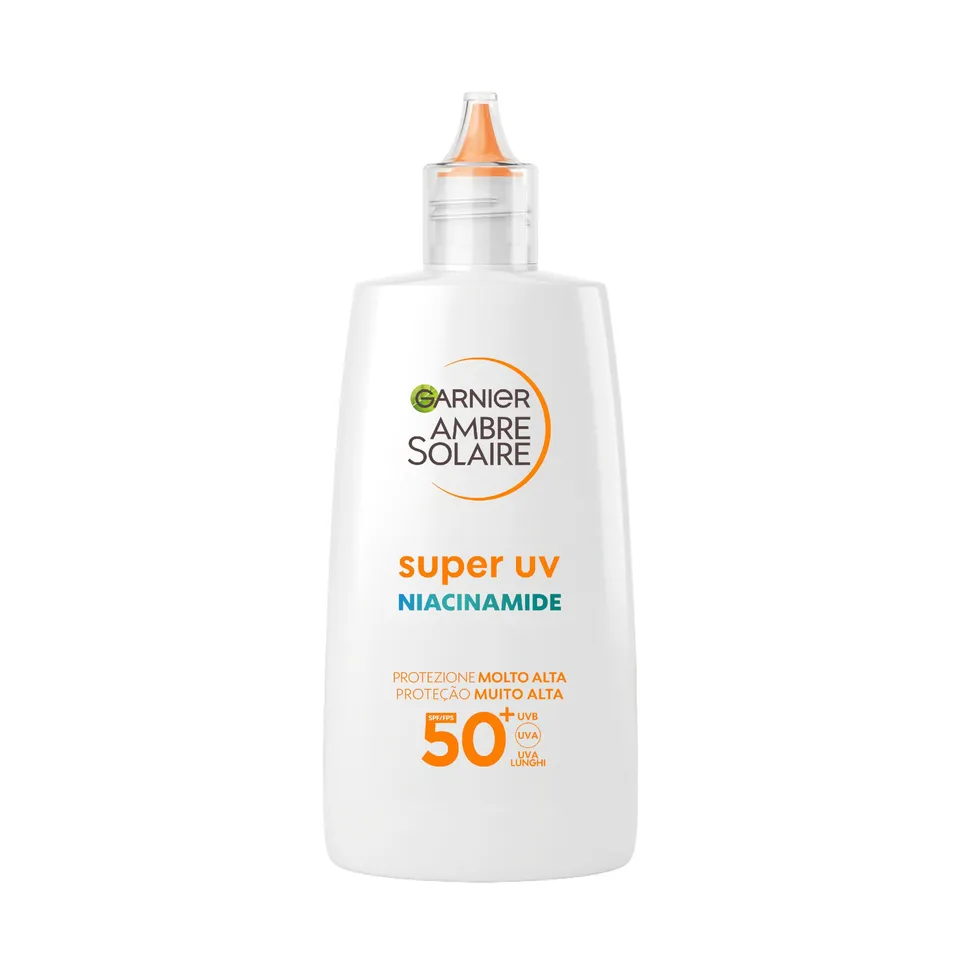 garnier-ambre-solaire-super-uv-fluido-viso-anti-imperfezioni-spf-50-con-niacinam image 1