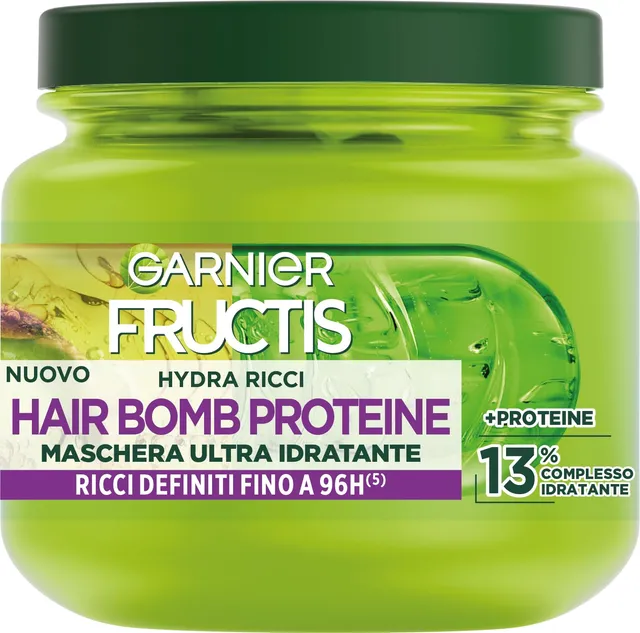 garnier-fructis-hydra-ricci-maschera-ultra-idratante-anti-crespo-per-capelli-da- image 1