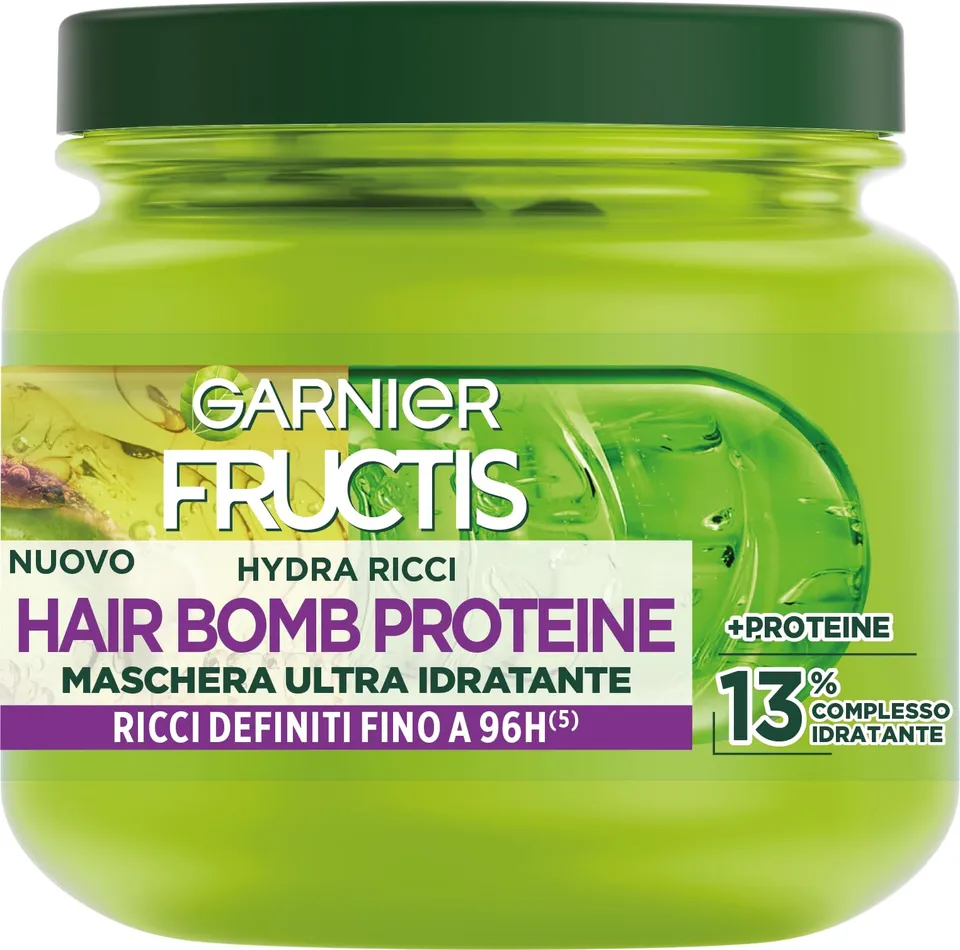 garnier-fructis-hydra-ricci-maschera-ultra-idratante-anti-crespo-per-capelli-da- image 1