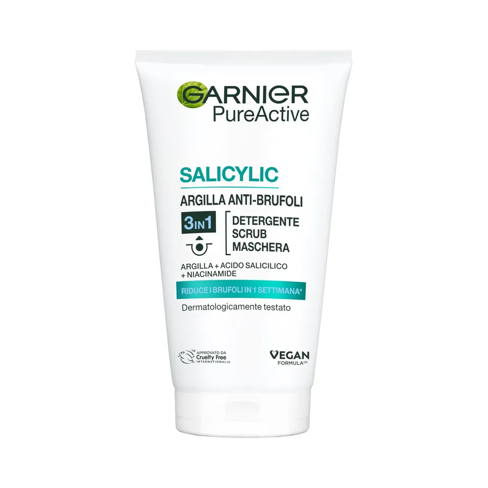 garnier-pure-active-maschera-viso-3in1-all-argilla-anti-imperfezioni-150-ml-puri image 1