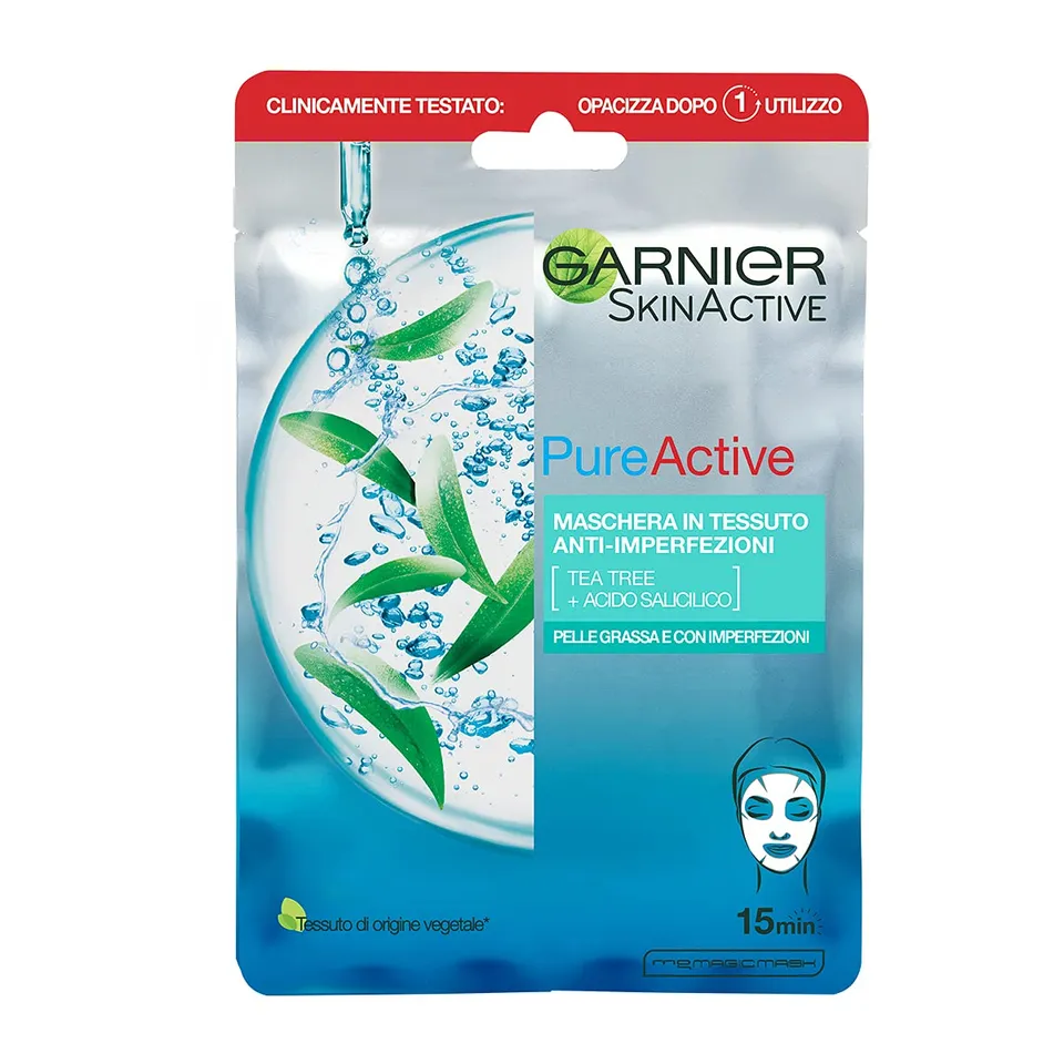 garnier-skinactive-pure-active-maschera-in-tessuto-anti-imperfezioni-e-idratante image 1
