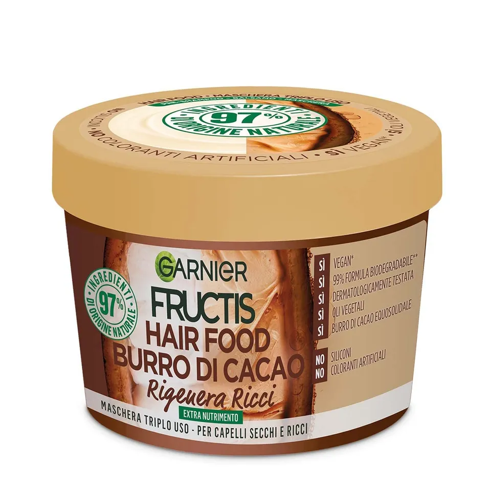 garnier-fructis-hair-food-burro-di-cacao-maschera-rigenerante-per-capelli-secchi image 1