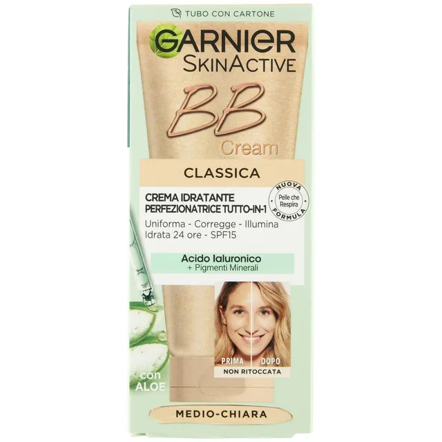 garnier-skinactive-bb-cream-classica-spf-15-tonalit-medio-chiara-con-acido-ialur image 1