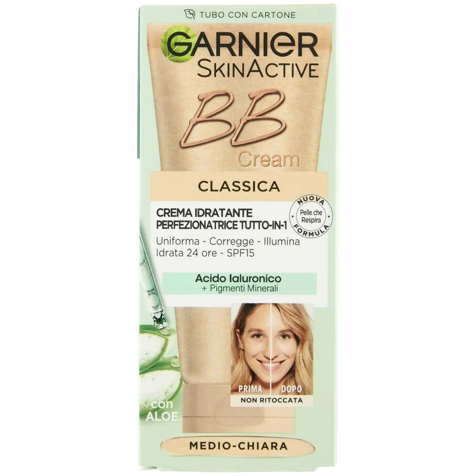garnier-skinactive-bb-cream-classica-spf-15-tonalit-medio-chiara-con-acido-ialur image 1