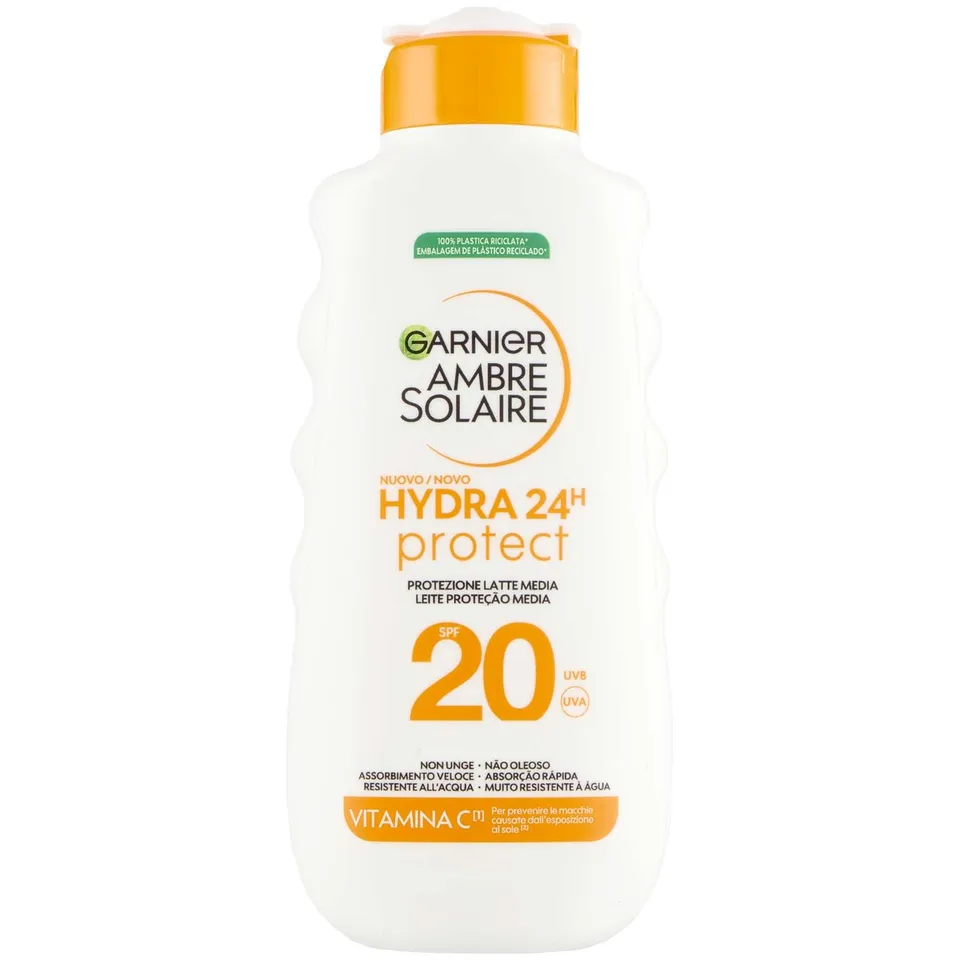 garnier-ambre-solaire-hydra-24h-protect-latte-solare-spf20-175-ml-non-grasso-res image 1