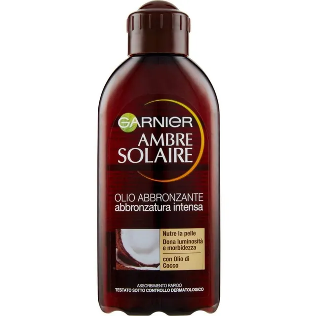 garnier-ambre-solaire-olio-abbronzante-intensificatore-con-olio-di-cocco-per-pel image 1