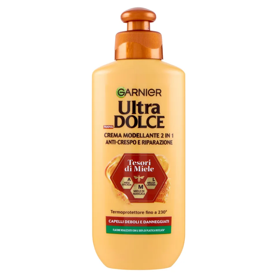 garnier-ultra-dolce-tesori-di-miele-crema-modellante-2-in-1-anti-crespo-e-ripara image 1
