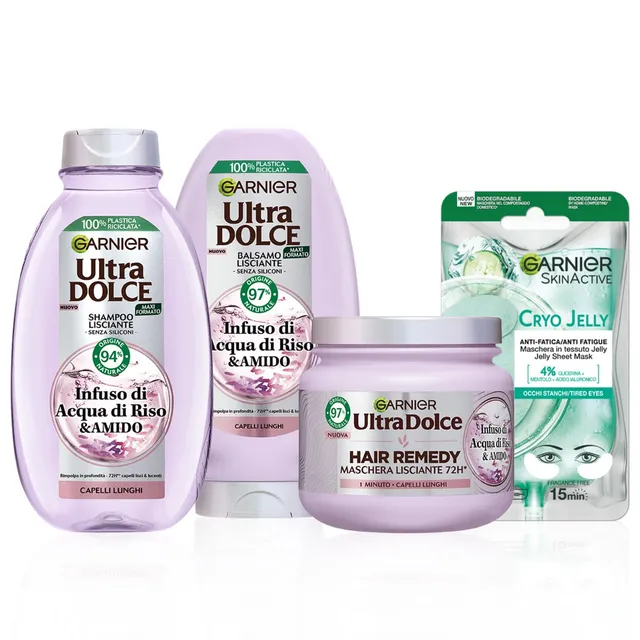 garnier-ultra-dolce-skinactive-routine-completa-infuso-di-acqua-di-riso-amido-ki image 1