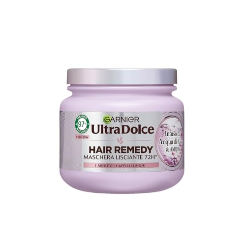 garnier-ultra-dolce-maschera-lisciante-acqua-di-riso-amido-340-ml-per-capelli-lu image 8