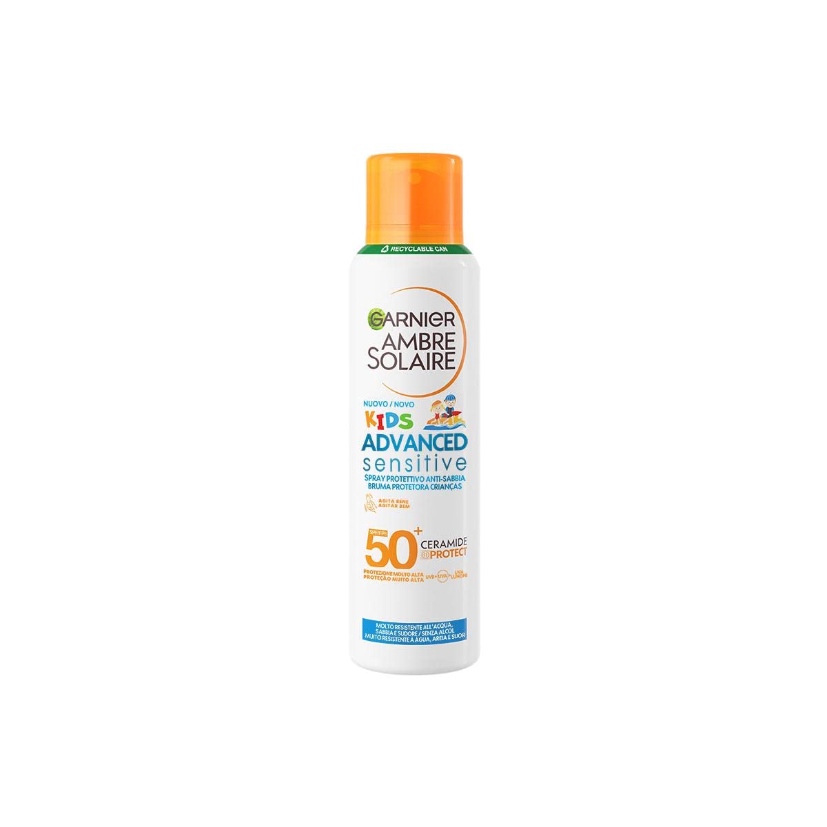garnier-ambre-solaire-advanced-sensitive-kids-ceramide-protect-spray-aerosol-ant image 1
