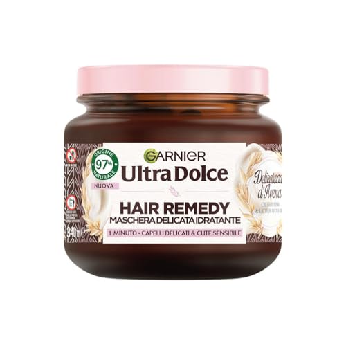 garnier-ultra-dolce-hair-remedy-maschera-idratante-delicatezza-d-avena-340-ml-co image 8