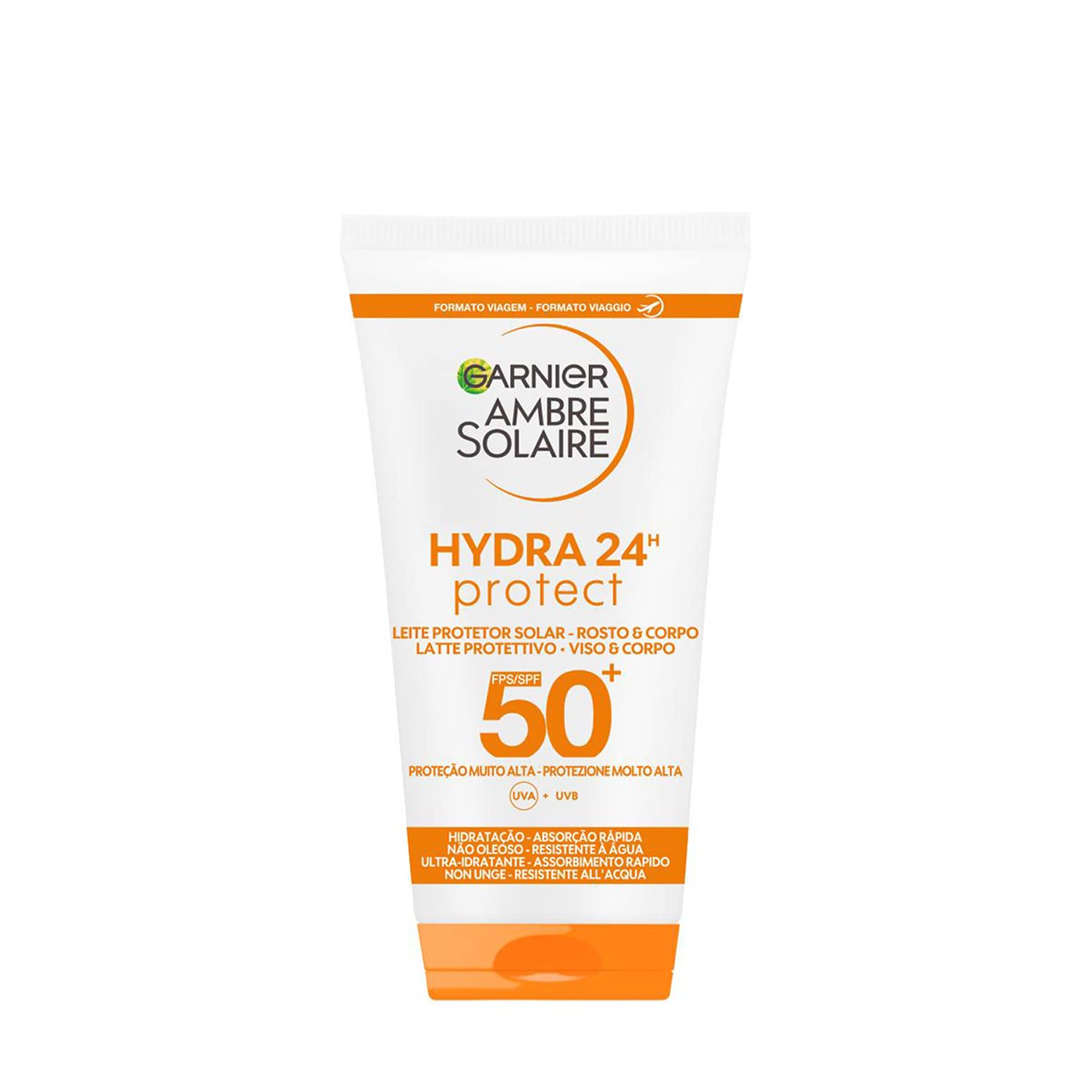 garnier-ambre-solaire-latte-protettivo-hydra-24h-protect-spf50-viso-e-corpo-mini image 1