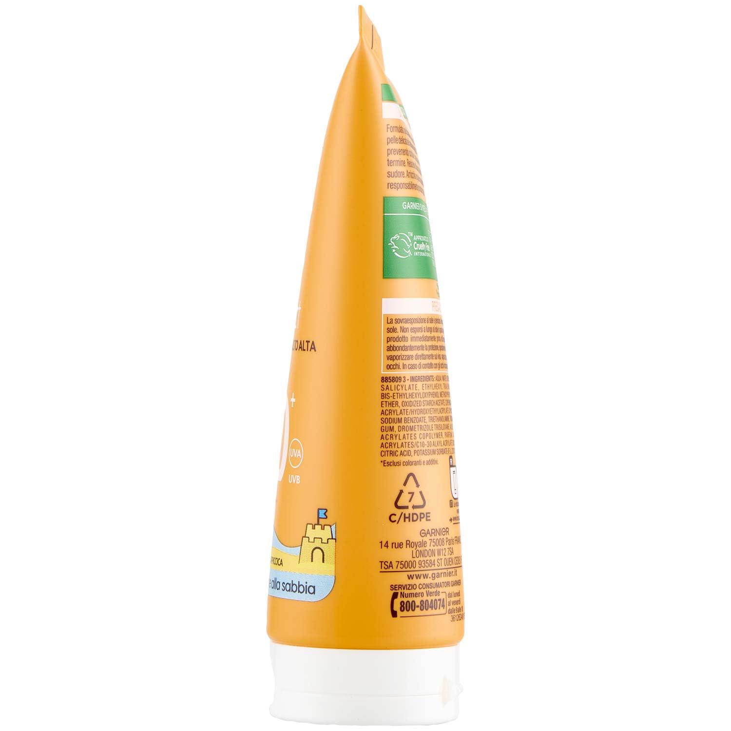 garnier-ambre-solaire-kids-protect-latte-solare-spf50-100-ml-resistente-all-acqu image 4