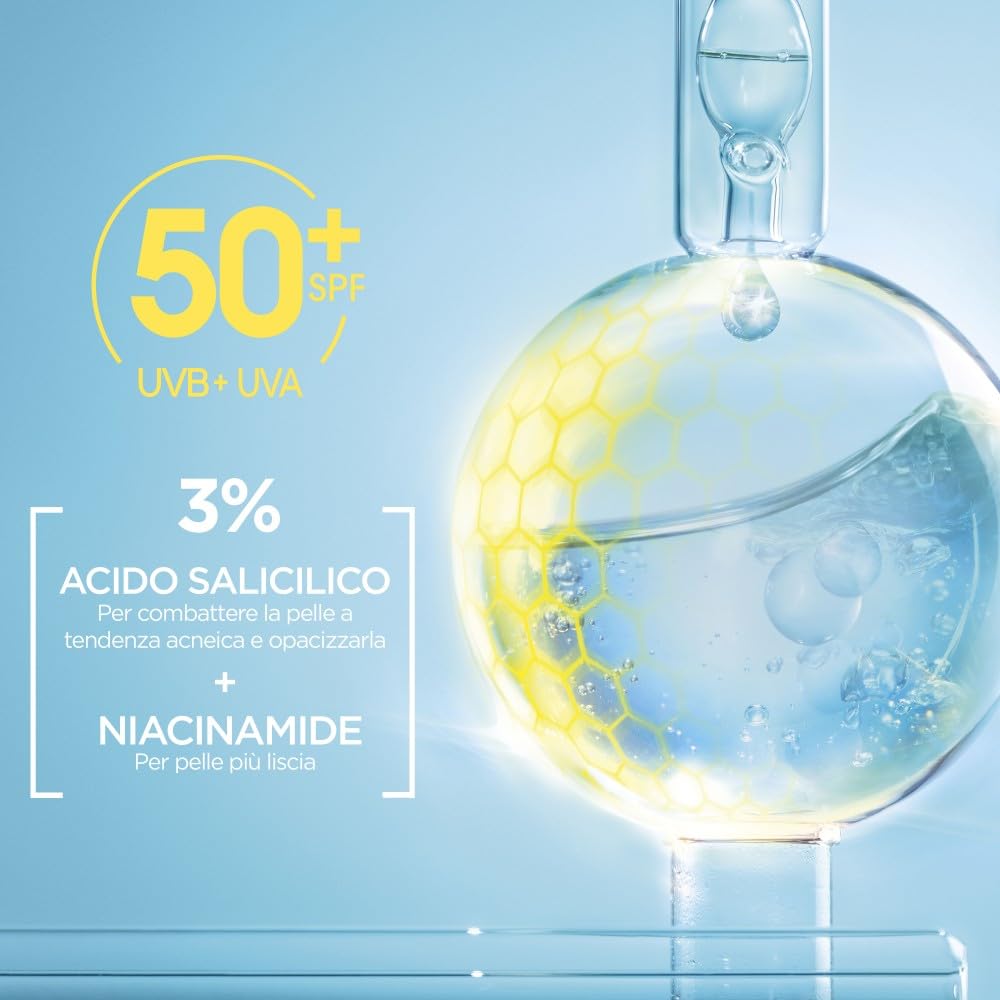 garnier-ambre-solaire-fluido-anti-uv-viso-spf50-con-bha-e-niacinamide-invisibile image 5