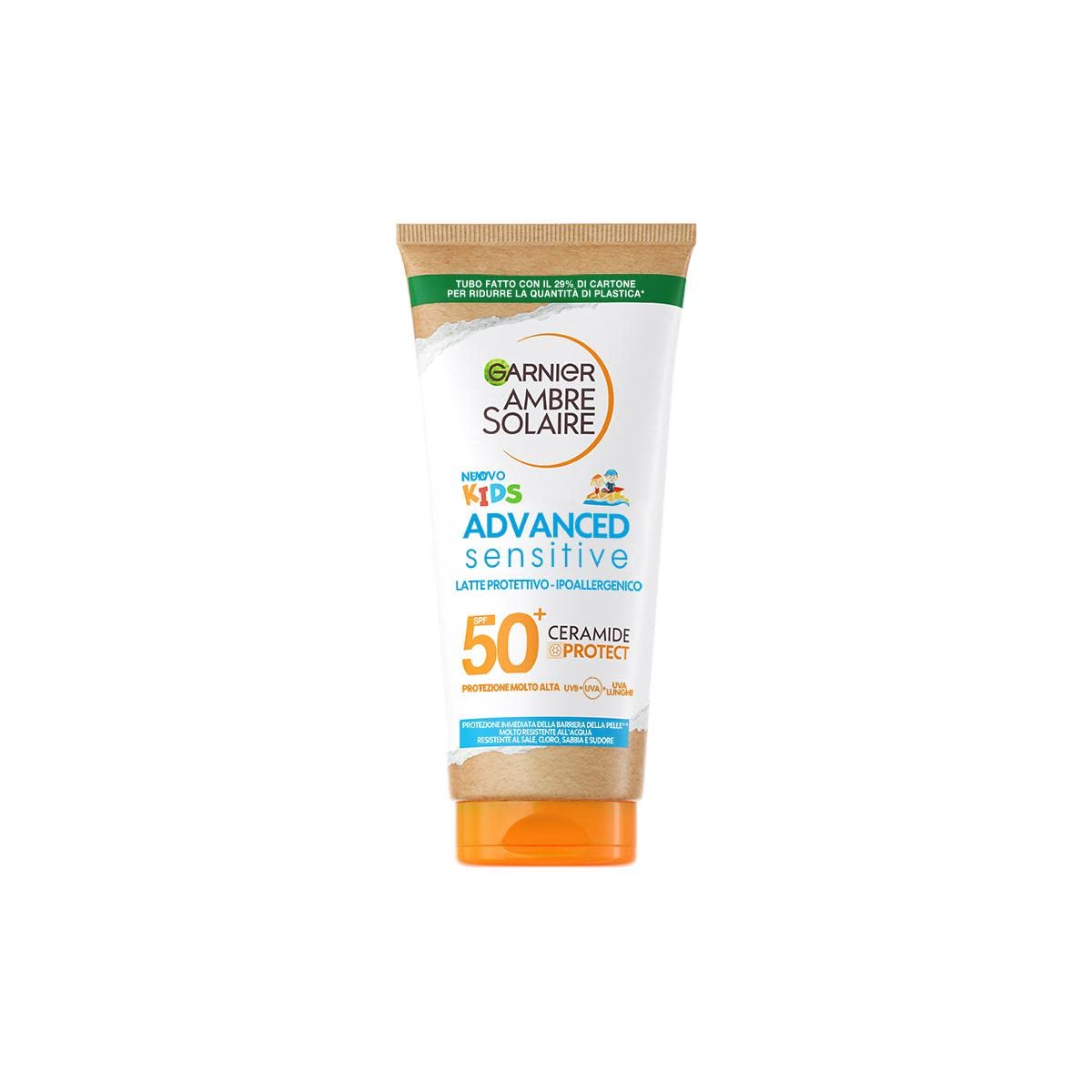 garnier-ambre-solaire-advanced-sensitive-kids-ceramide-protect-latte-protettivo- image 1