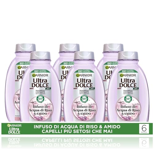 garnier-ultra-dolce-shampoo-lisciante-infuso-di-acqua-di-riso-amido-multi-pack-x image 6