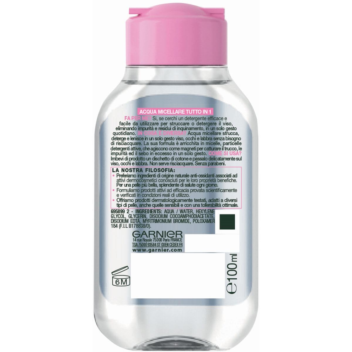 garnier-skinactive-acqua-micellare-pelli-sensibili-100-ml-strucca-e-lenisce-in-u image 2