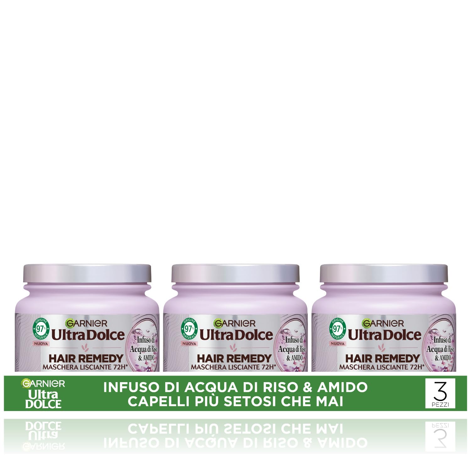 garnier-ultra-dolce-maschera-lisciante-infuso-di-acqua-di-riso-amido-multi-pack- image 1