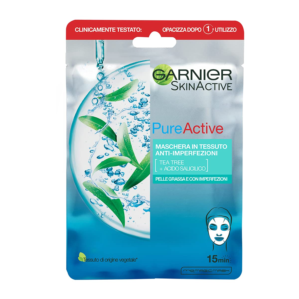 garnier-skinactive-pure-active-maschera-in-tessuto-anti-imperfezioni-e-idratante image 1