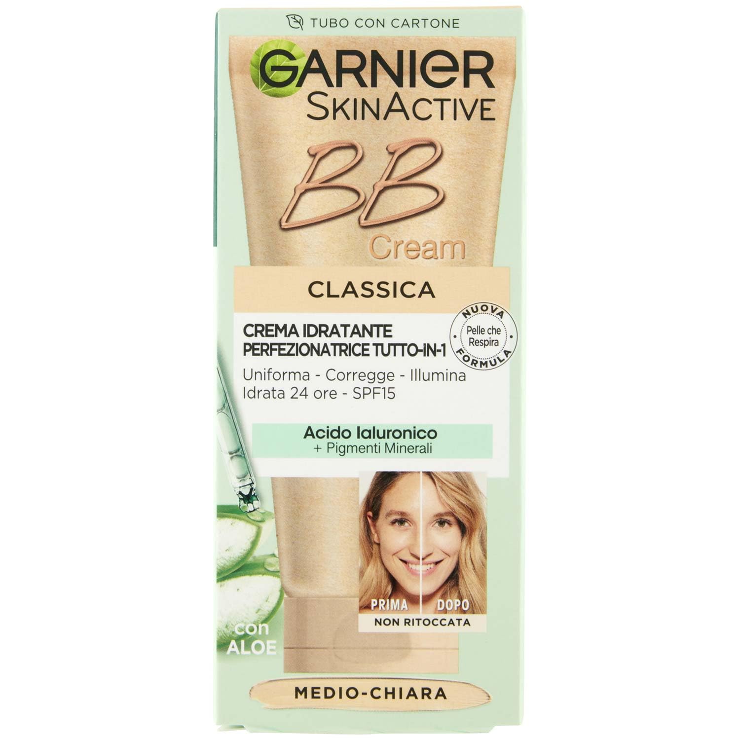 garnier-skinactive-bb-cream-classica-spf-15-tonalit-medio-chiara-con-acido-ialur image 1