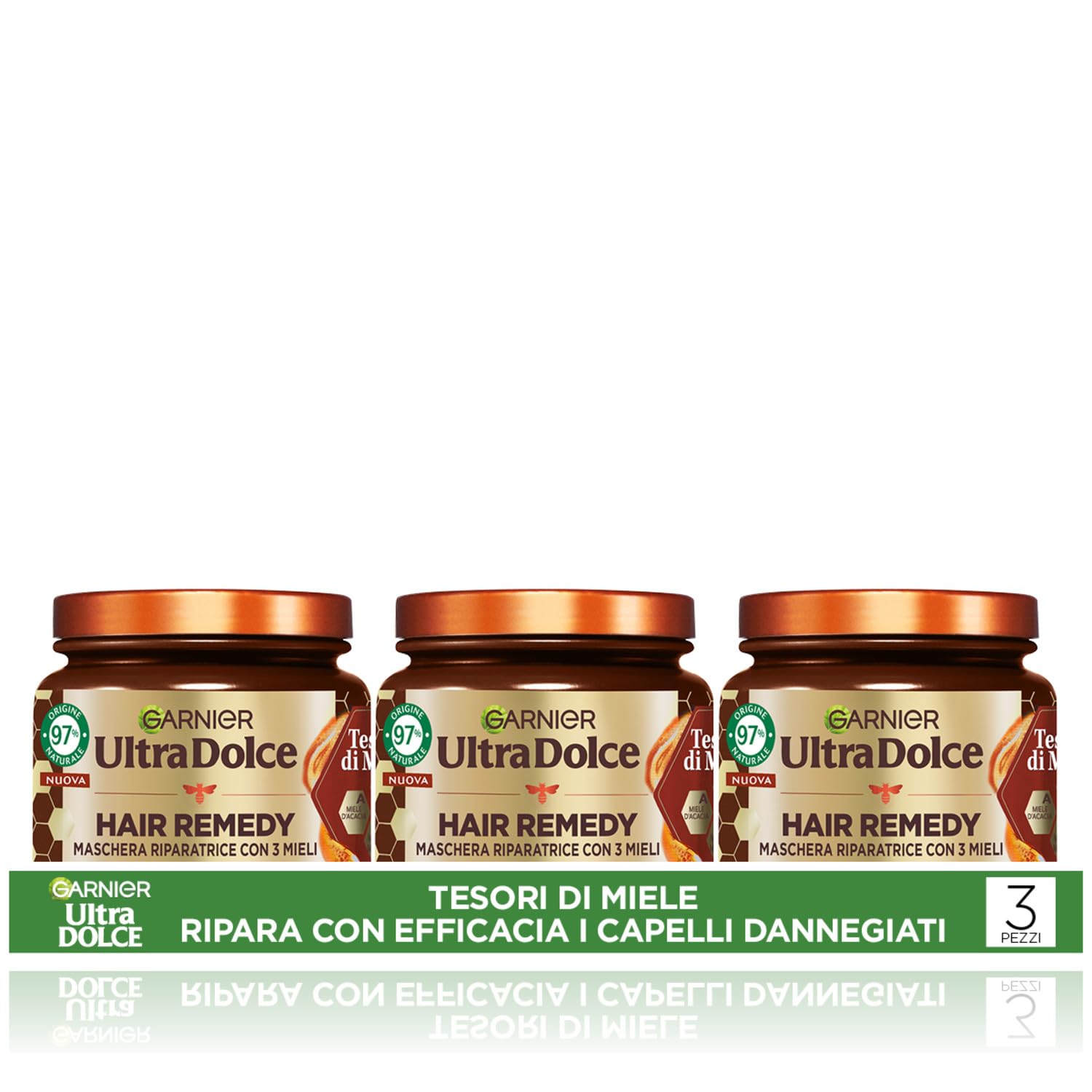 garnier-ultra-dolce-tesori-di-miele-maschera-riparatrice-multipack-3-x-340-ml-pe image 1