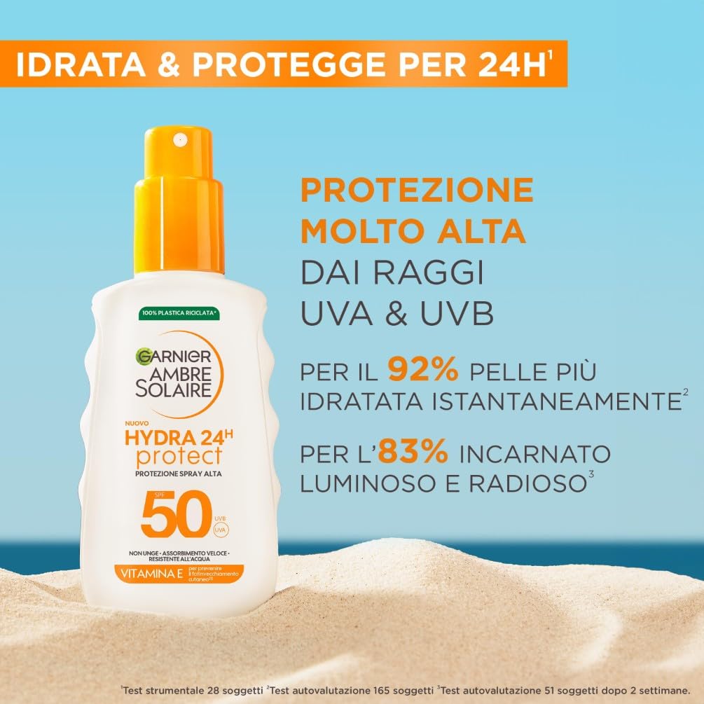 garnier-ambre-solaire-hydra-24h-spray-solare-spf-50-150-ml-idratazione-24h-e-azi image 2