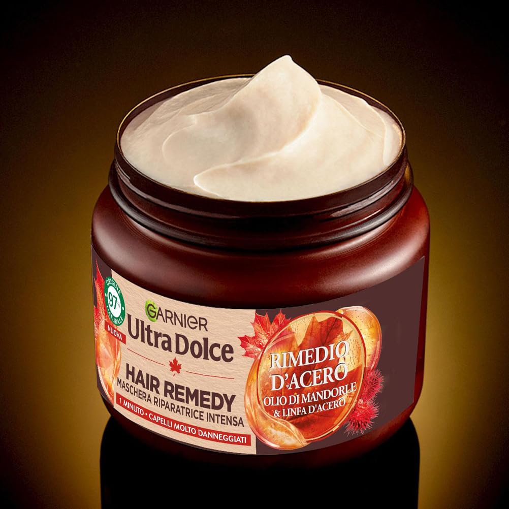 garnier-ultra-dolce-hair-remedy-rimedio-d-acero-maschera-riparatrice-intensa-340 image 2