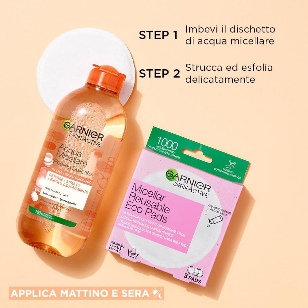 garnier-skinactive-acqua-micellare-tutto-in-1-peeling-delicato-con-pha-e-acido-g image 6