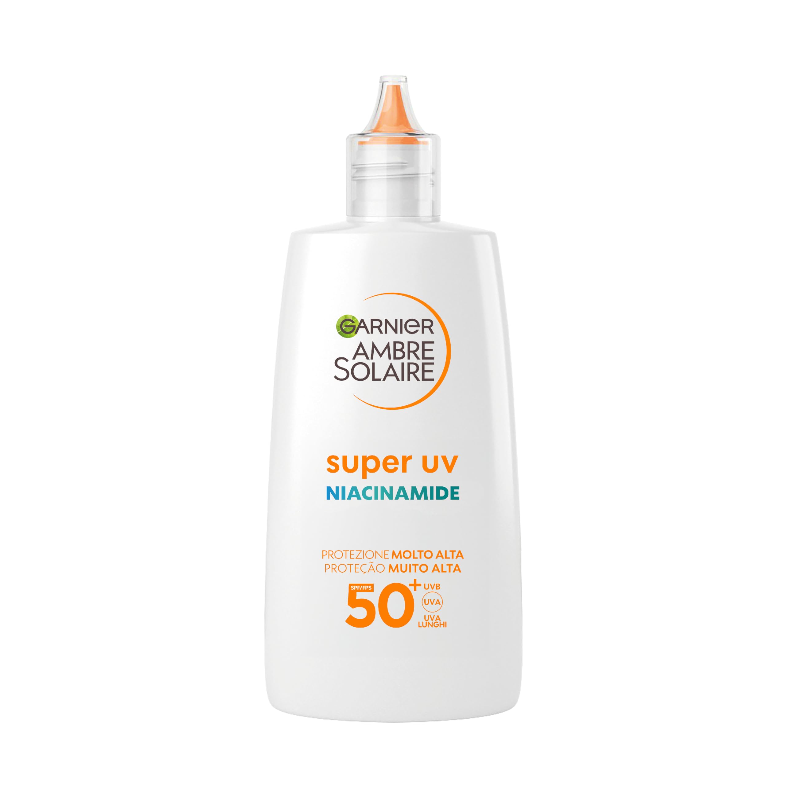 garnier-ambre-solaire-super-uv-fluido-viso-anti-imperfezioni-spf-50-con-niacinam image 1
