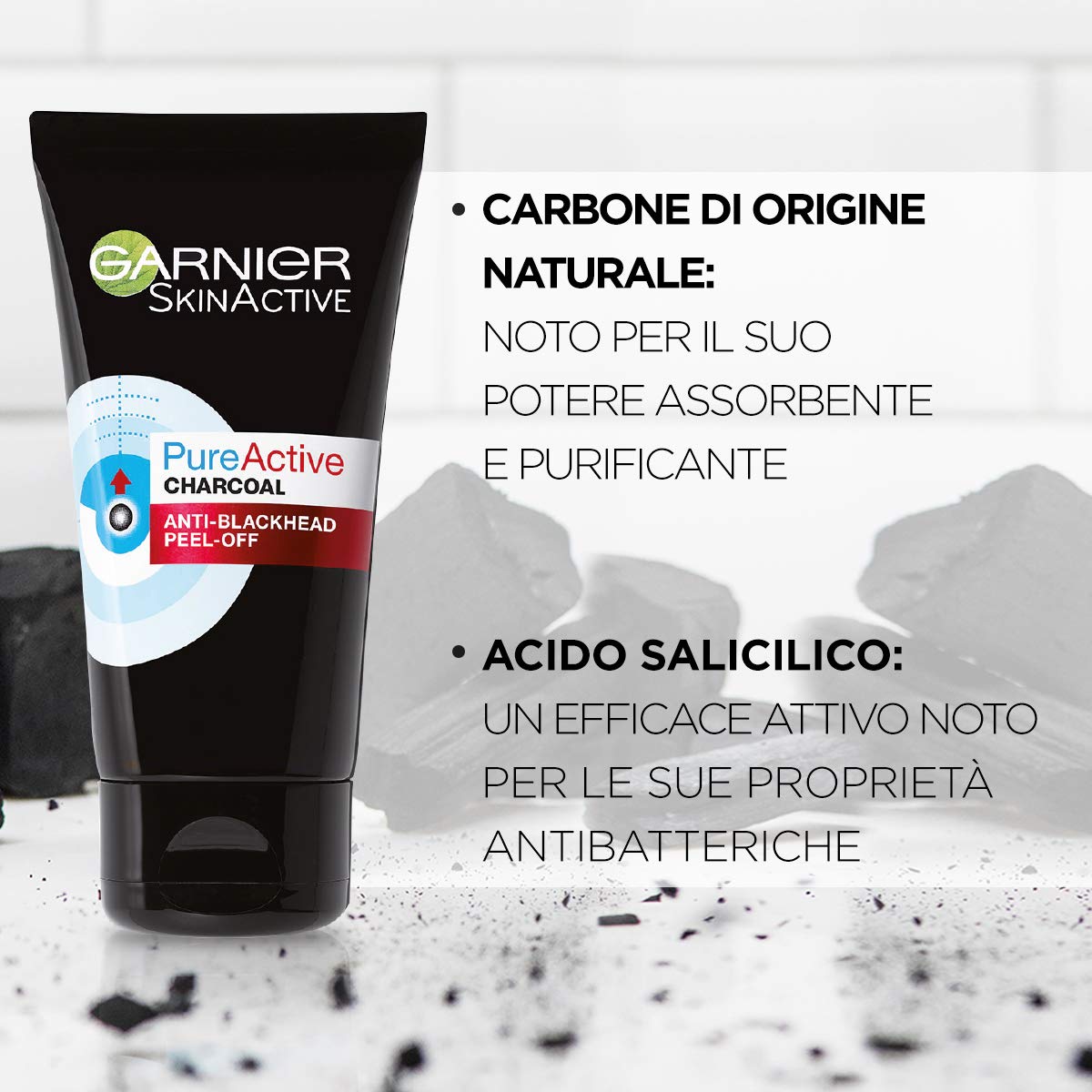 garnier-pure-active-maschera-peel-off-al-carbone-con-acido-salicilico-purificant image 4