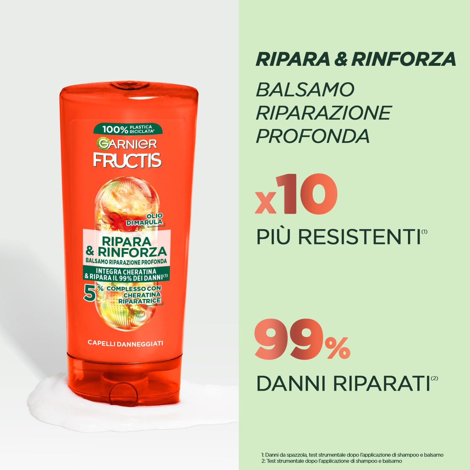 garnier-fructis-kit-ripara-rinforza-keratin-filler-trattamento-shampoo-balsamo-e image 3