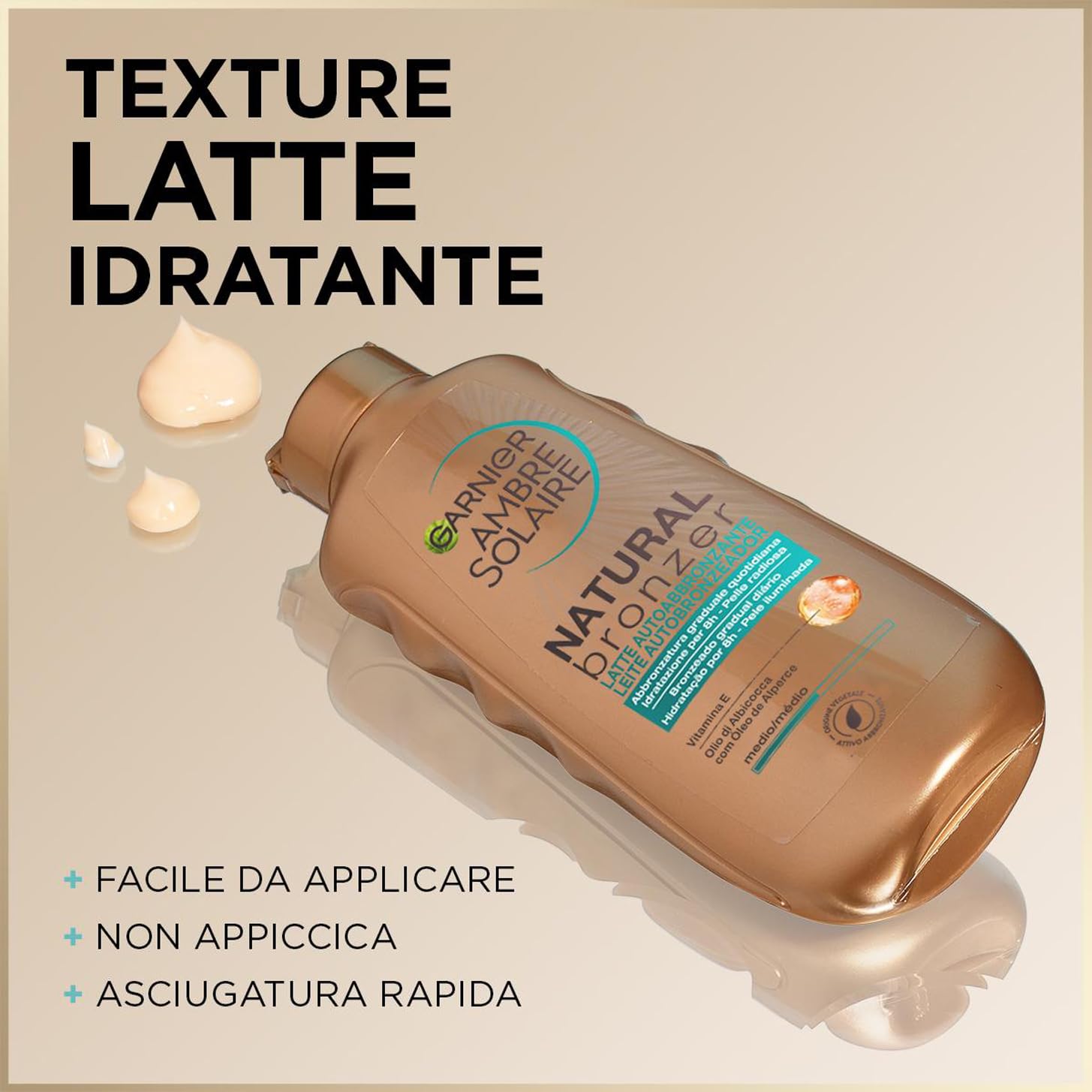garnier-ambre-solaire-natural-bronzer-latte-autoabbronzante-uniforme-con-olio-di image 5