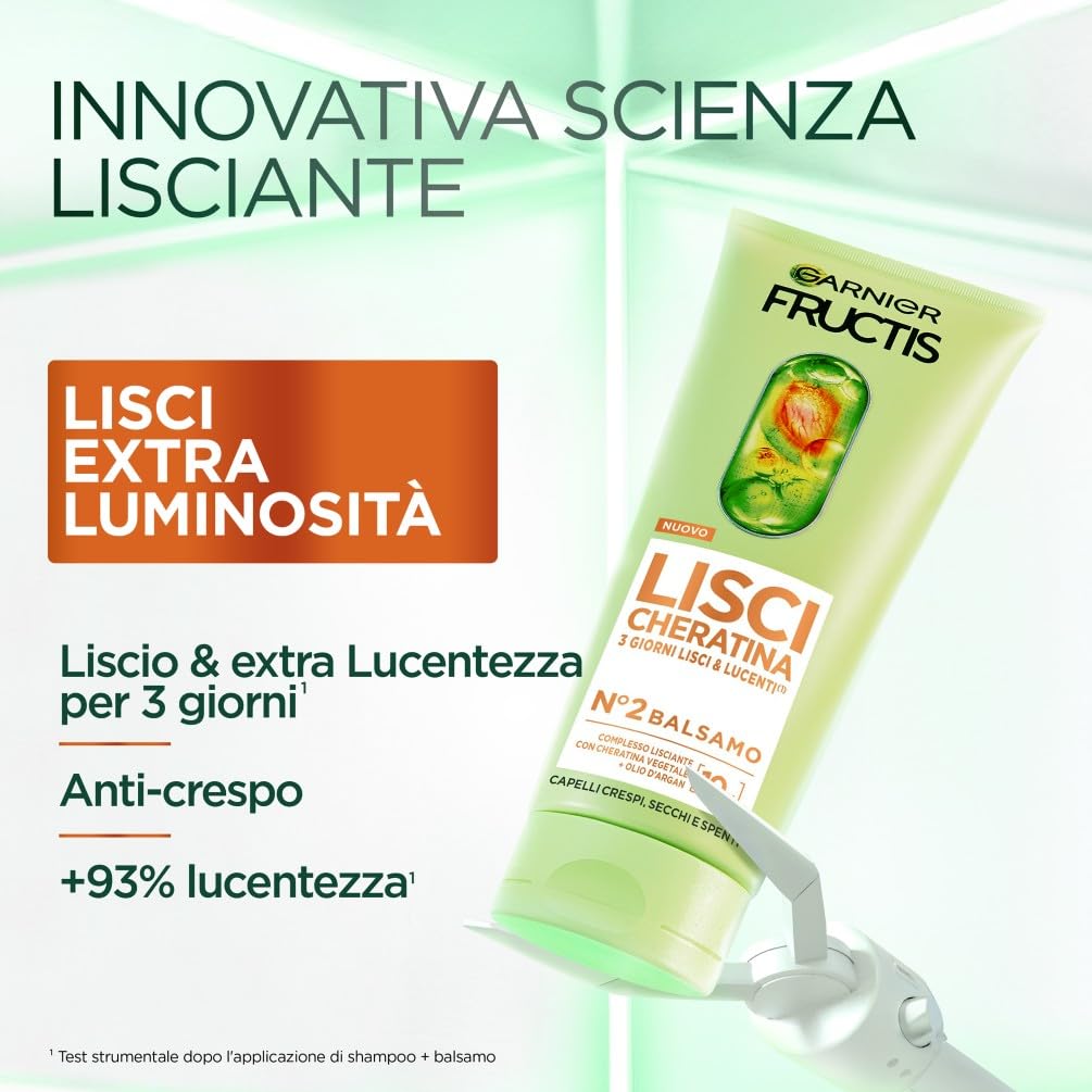 garnier-fructis-lisci-cheratina-balsamo-con-cheratina-vegetale-e-olio-di-argan-a image 2