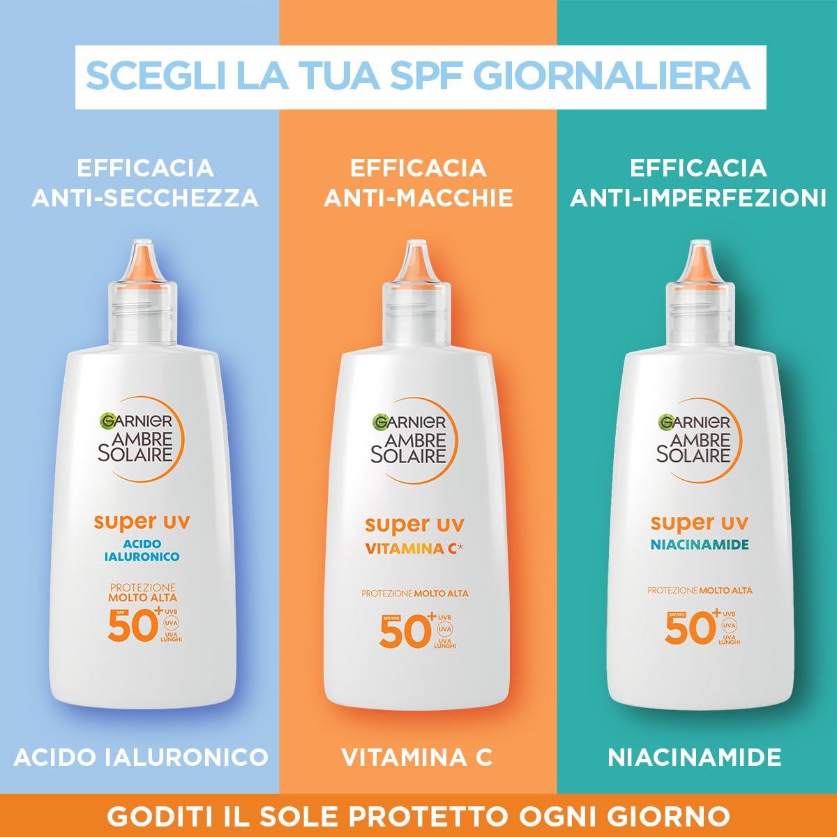 garnier-ambre-solaire-super-uv-fluido-viso-anti-imperfezioni-spf-50-con-niacinam image 8