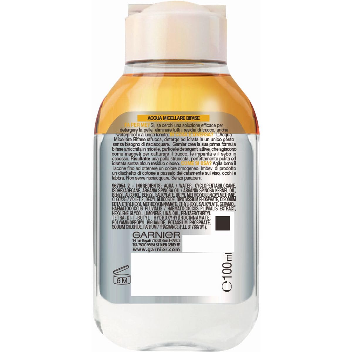 garnier-skinactive-acqua-micellare-bifase-con-olio-d-argan-100-ml-strucca-waterp image 2