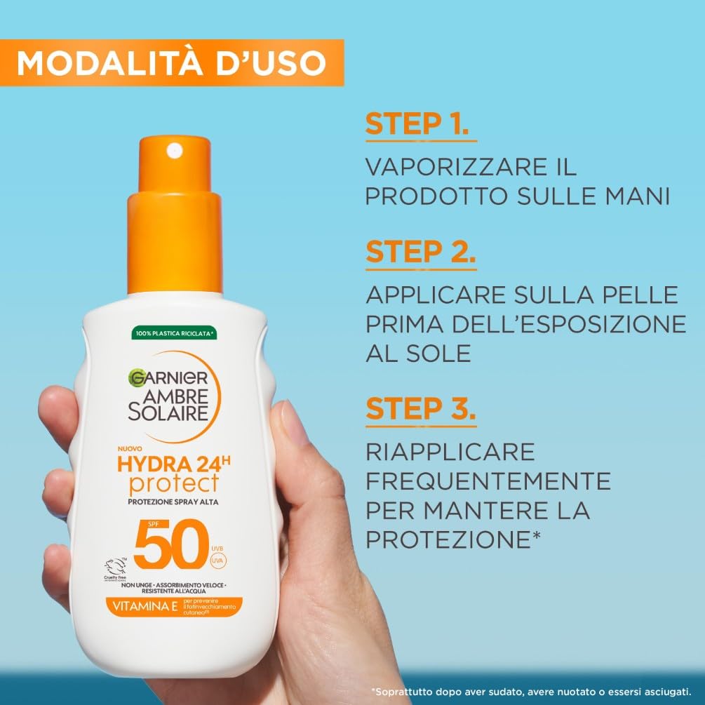 garnier-ambre-solaire-hydra-24h-spray-solare-spf-50-150-ml-idratazione-24h-e-azi image 6