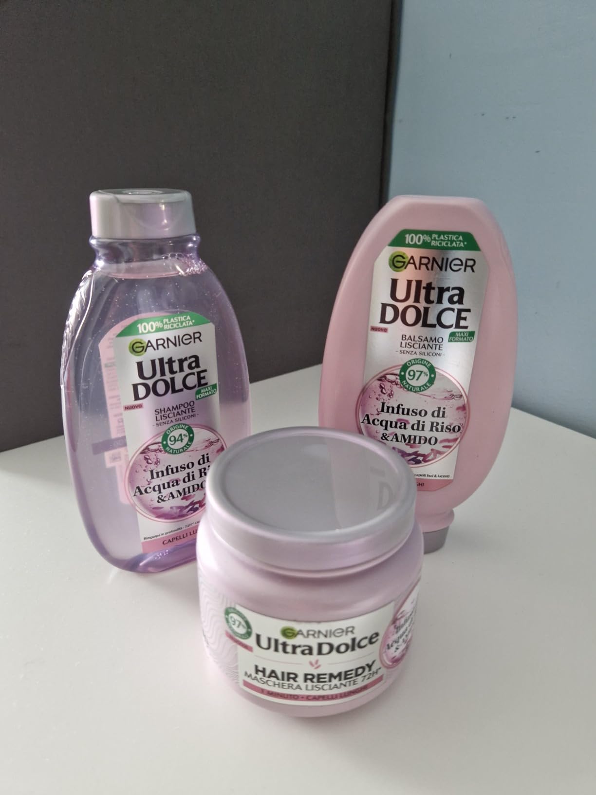 Kit completo, risultato liscio