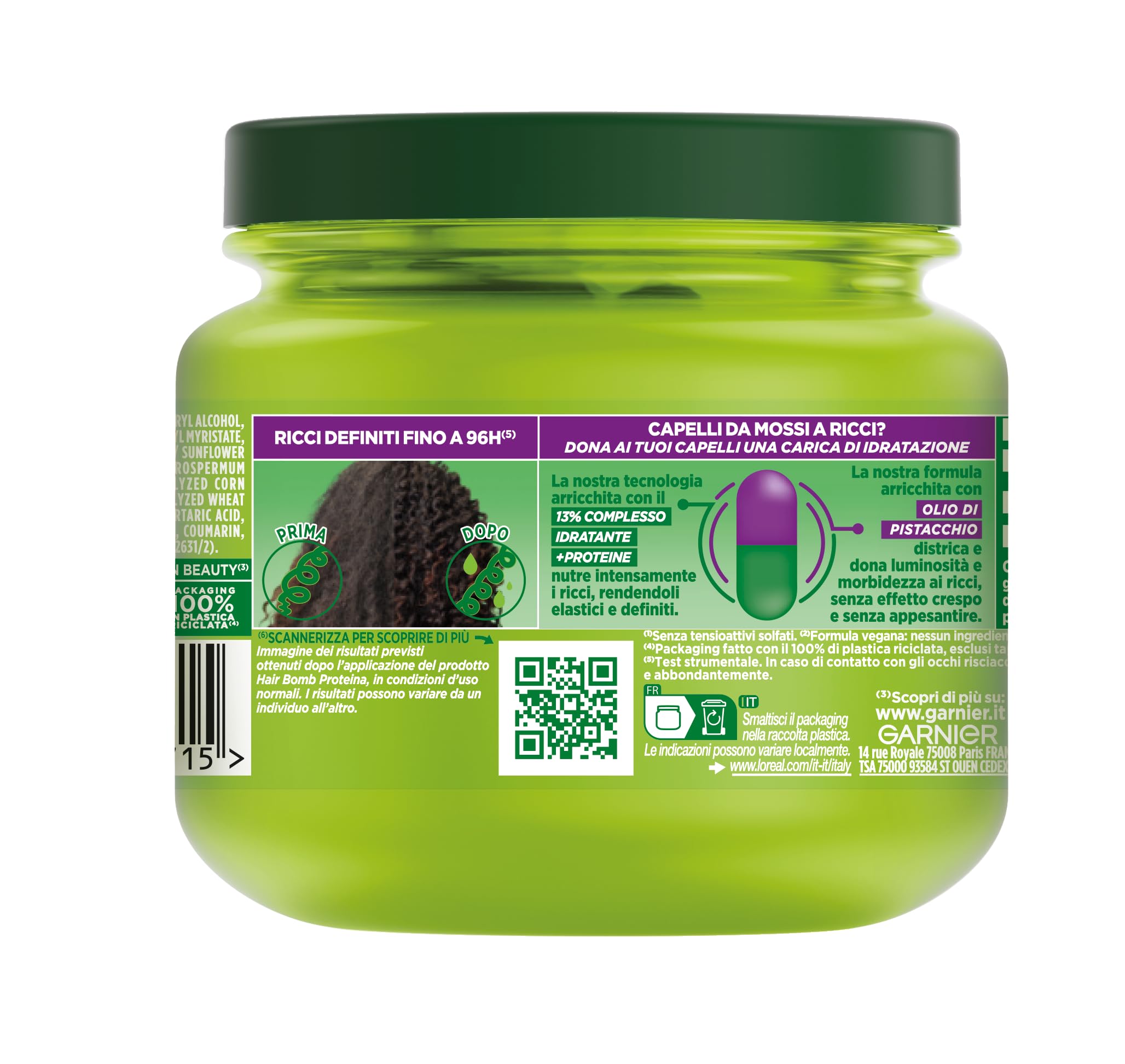 garnier-fructis-hydra-ricci-maschera-ultra-idratante-anti-crespo-per-capelli-da- image 2