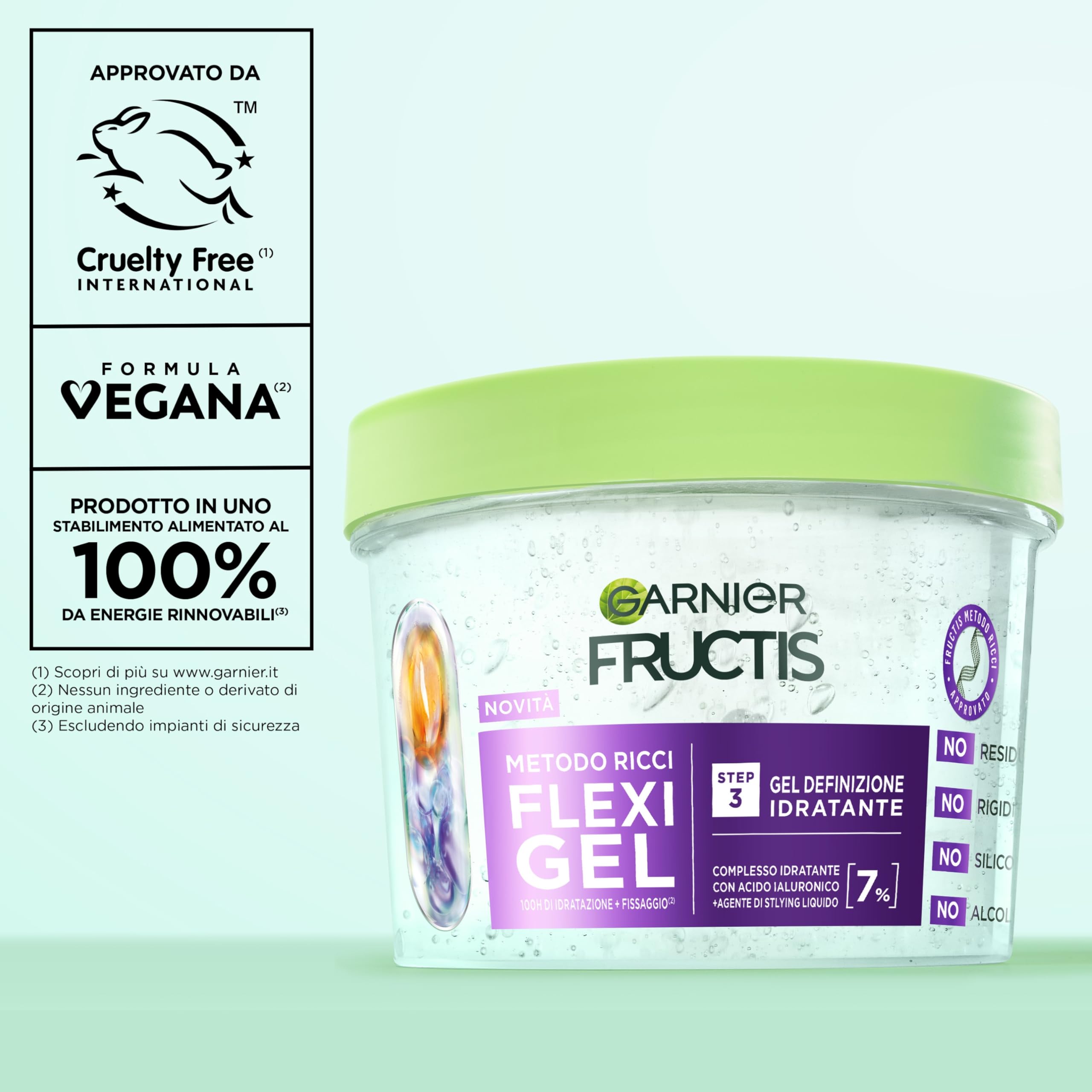garnier-fructis-metodo-ricci-flexi-gel-370-ml-gel-idratante-per-onde-boccoli-e-r image 8