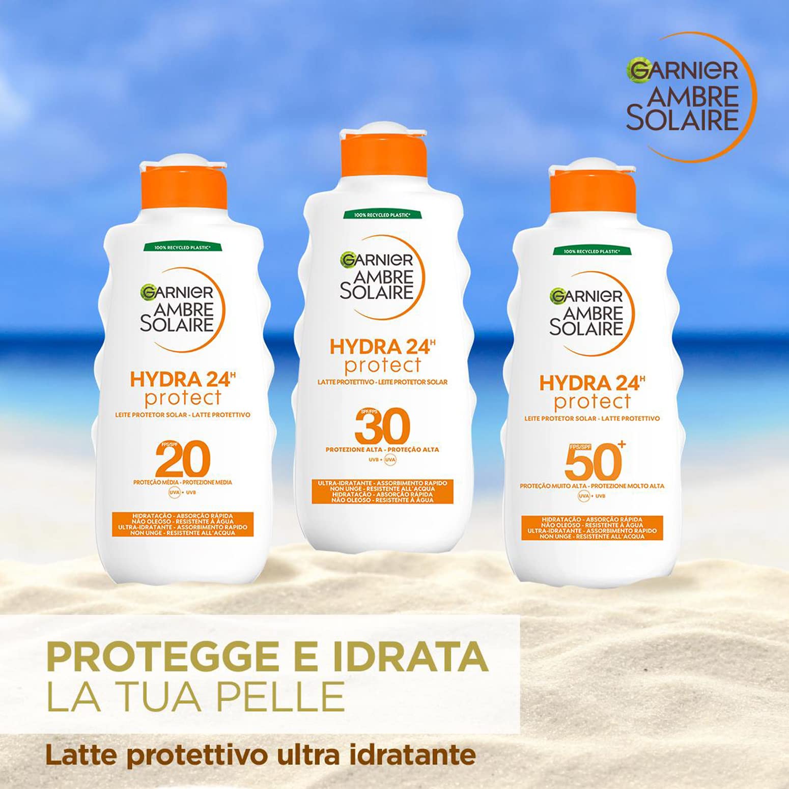 garnier-ambre-solaire-latte-protettivo-hydra-24h-protect-spf-30-latte-solare-vis image 2