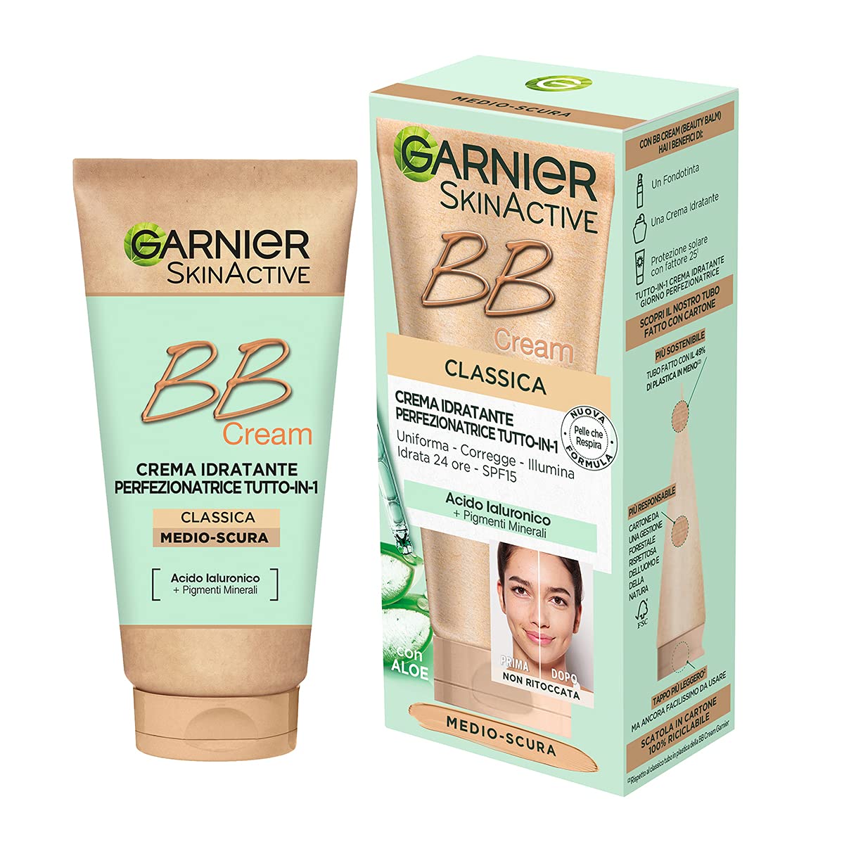 garnier-bb-cream-classica-skinactive-spf-15-tonalit-medio-scura-fondotinta-idrat image 1