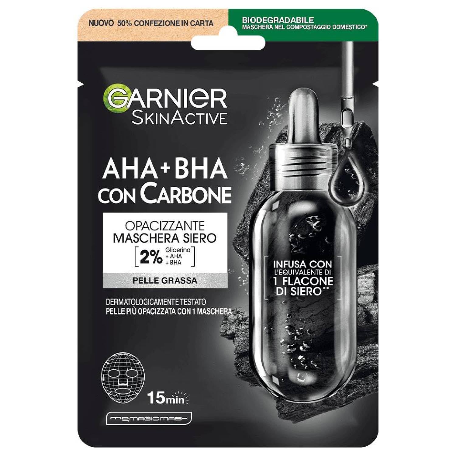 garnier-skinactive-pure-charcoal-maschera-in-tessuto-purificante-e-idratante-con image 1