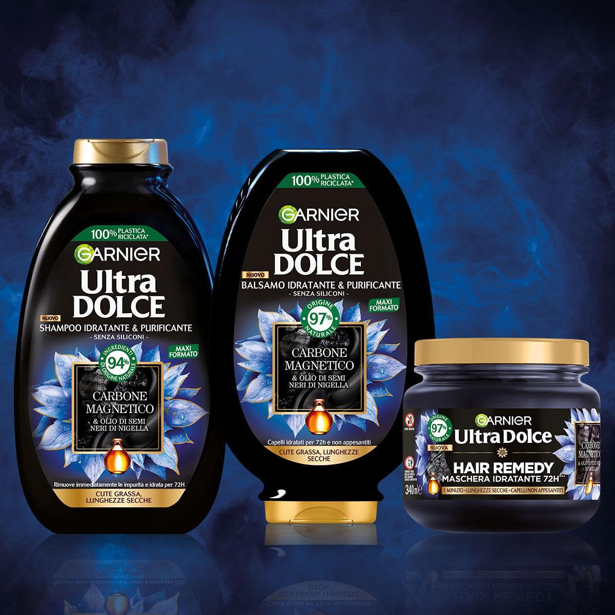 garnier-ultra-dolce-carbone-magnetico-kit-routine-completa-shampoo-balsamo-e-mas image 4