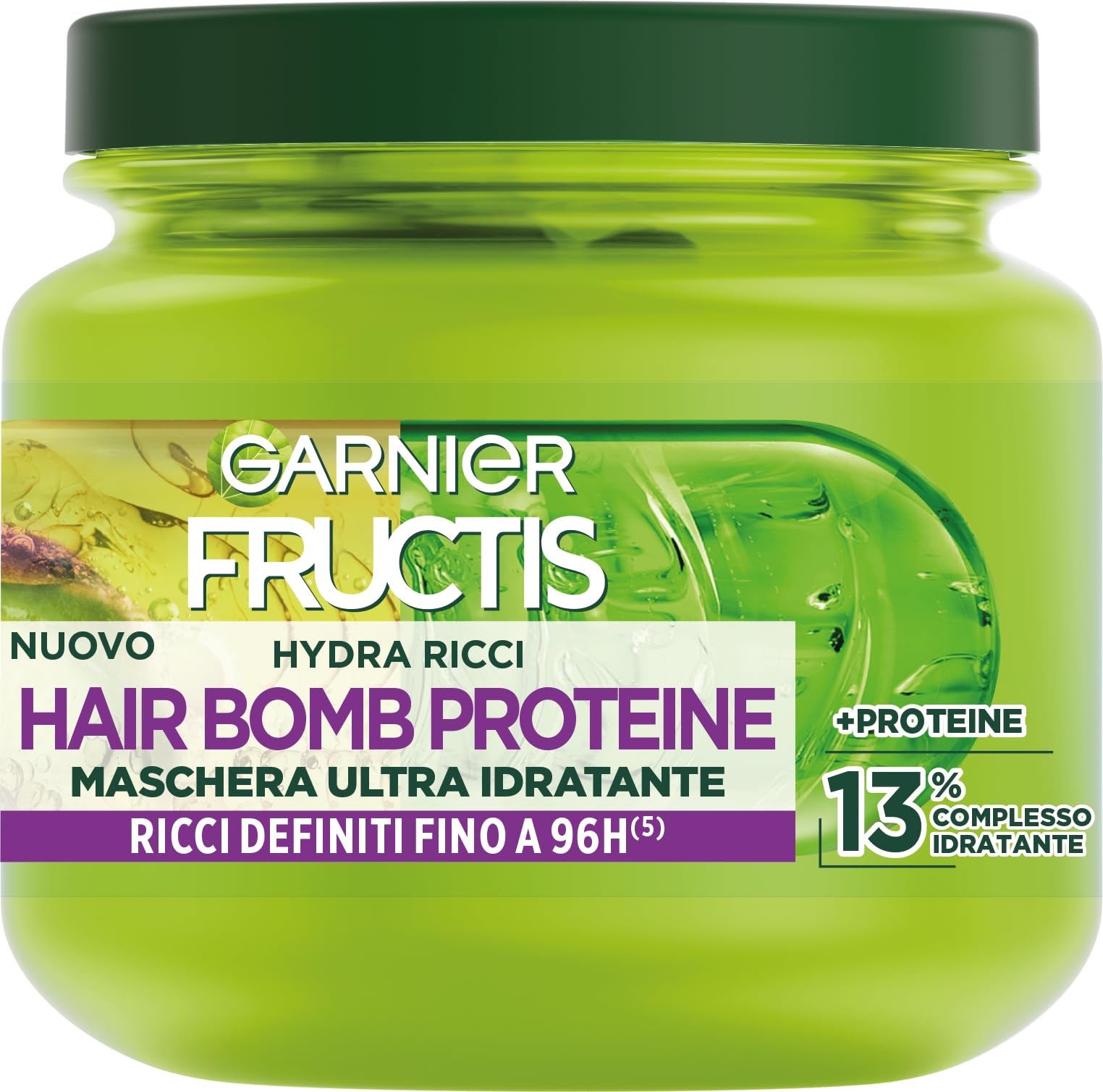 garnier-fructis-hydra-ricci-maschera-ultra-idratante-anti-crespo-per-capelli-da- image 1