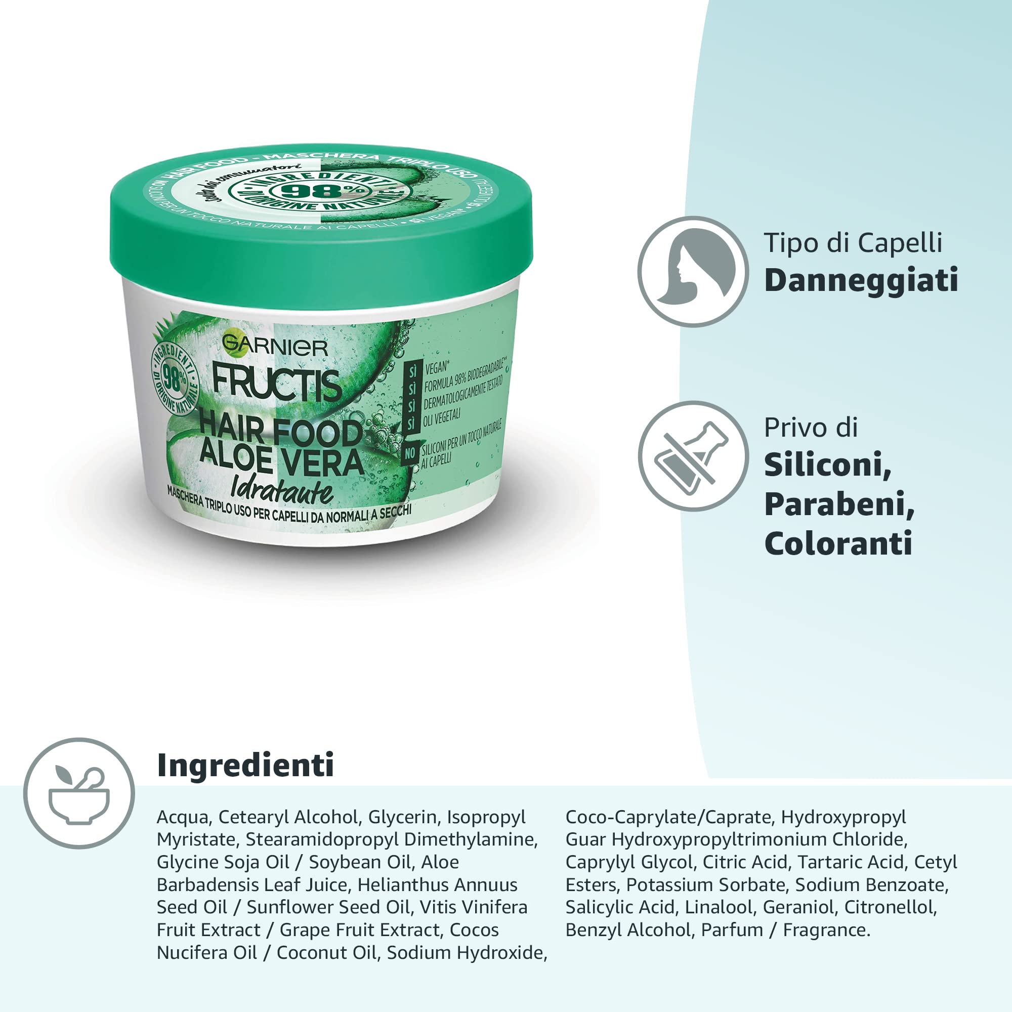 garnier-hair-food-maschera-3-in-1-all-aloe-vera-idratante-formula-98-di-origine- image 6
