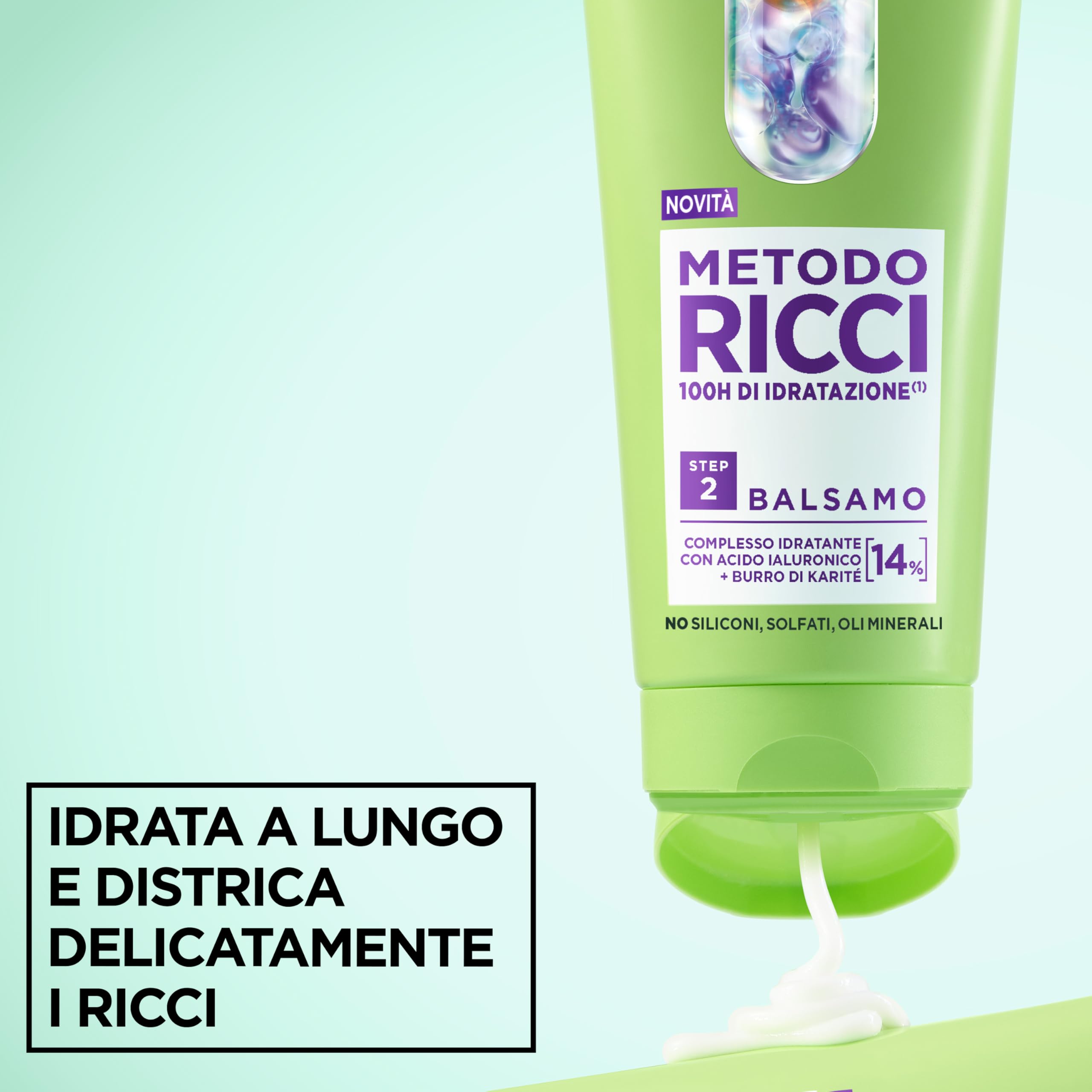 garnier-fructis-metodo-ricci-balsamo-idratante-con-14-complesso-acido-ialuronico image 2