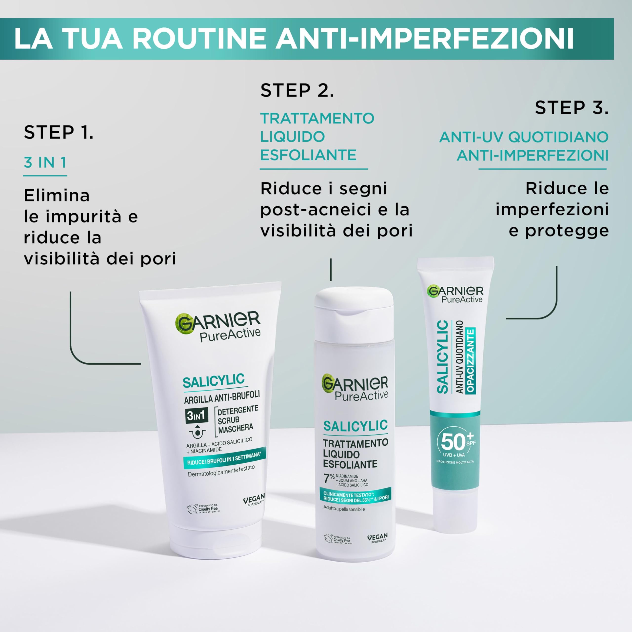 garnier-pure-active-maschera-viso-3in1-all-argilla-anti-imperfezioni-150-ml-puri image 2